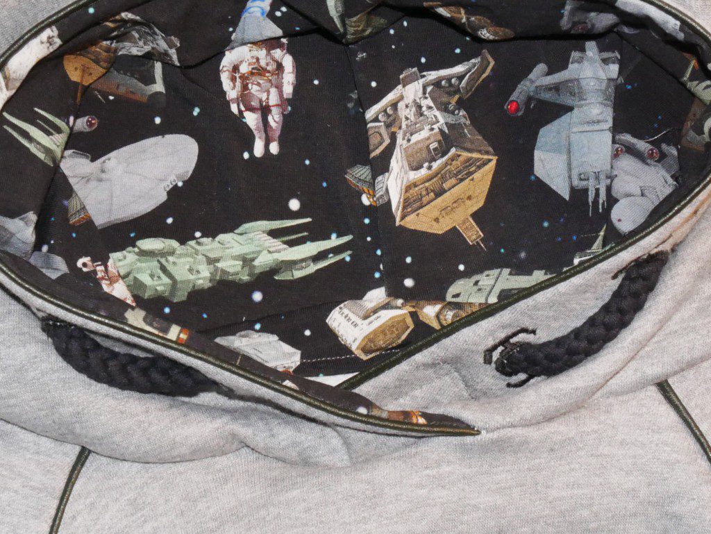 Kinderhoodie Konfetti Petterns mit Star Wars