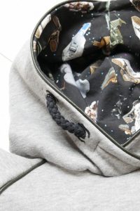 Kinderhoodie Konfetti Petterns mit Star Wars